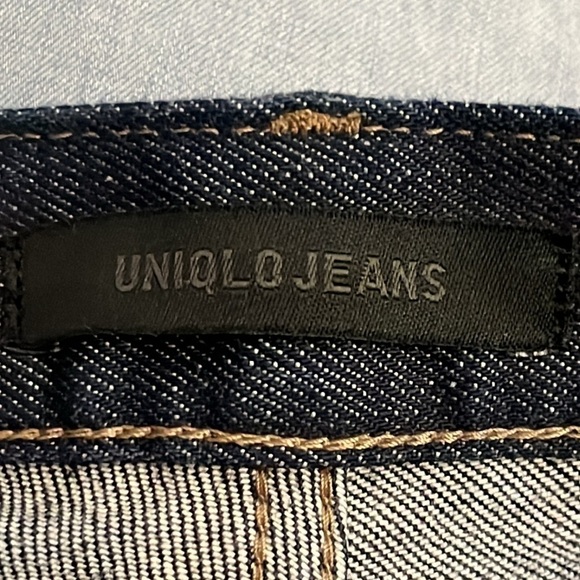 Uniqlo Slim Straight Stretch Selvedge Actual Size 29 X 30 Jeans  Cotton - Picture 5 of 11